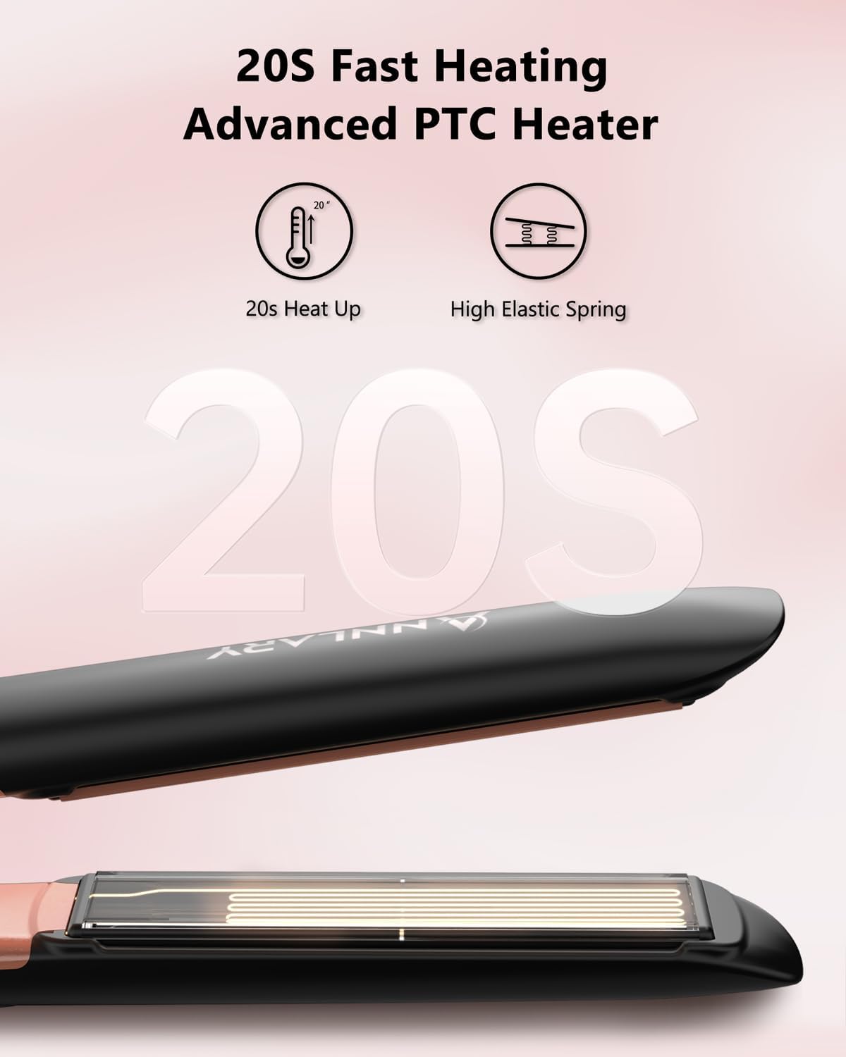 Hair Straightener 1 Inch Flat Iron and Curler -  BigGreenBear.com Beauty Products 24.99 USD Big Green Bear