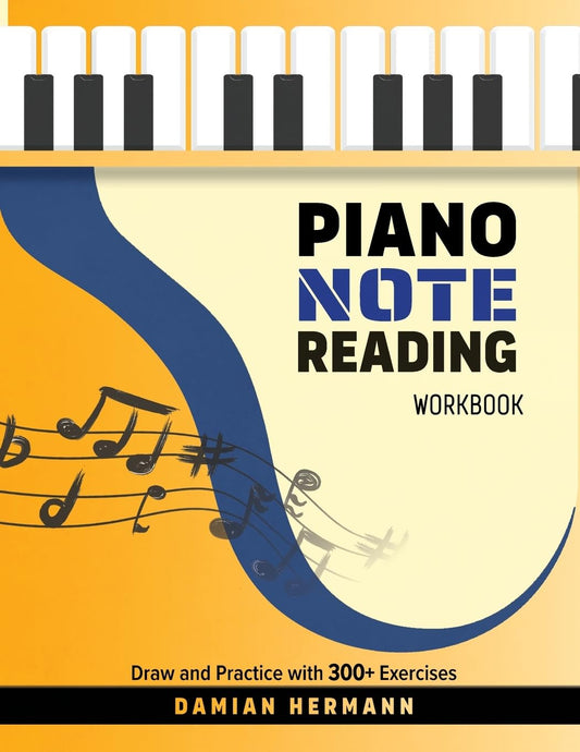 Piano Note Reading Workbook: Draw and Practice with 300+ Exercises -  BigGreenBear.com Book 15.99 USD Big Green Bear
