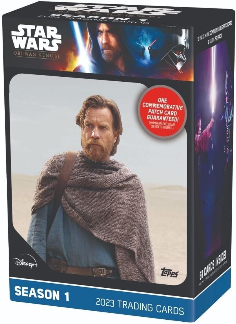 Topps Star Wars OBI-WAN Kenobi Trading Card Box, 60 Cards (10 Packs of 6)