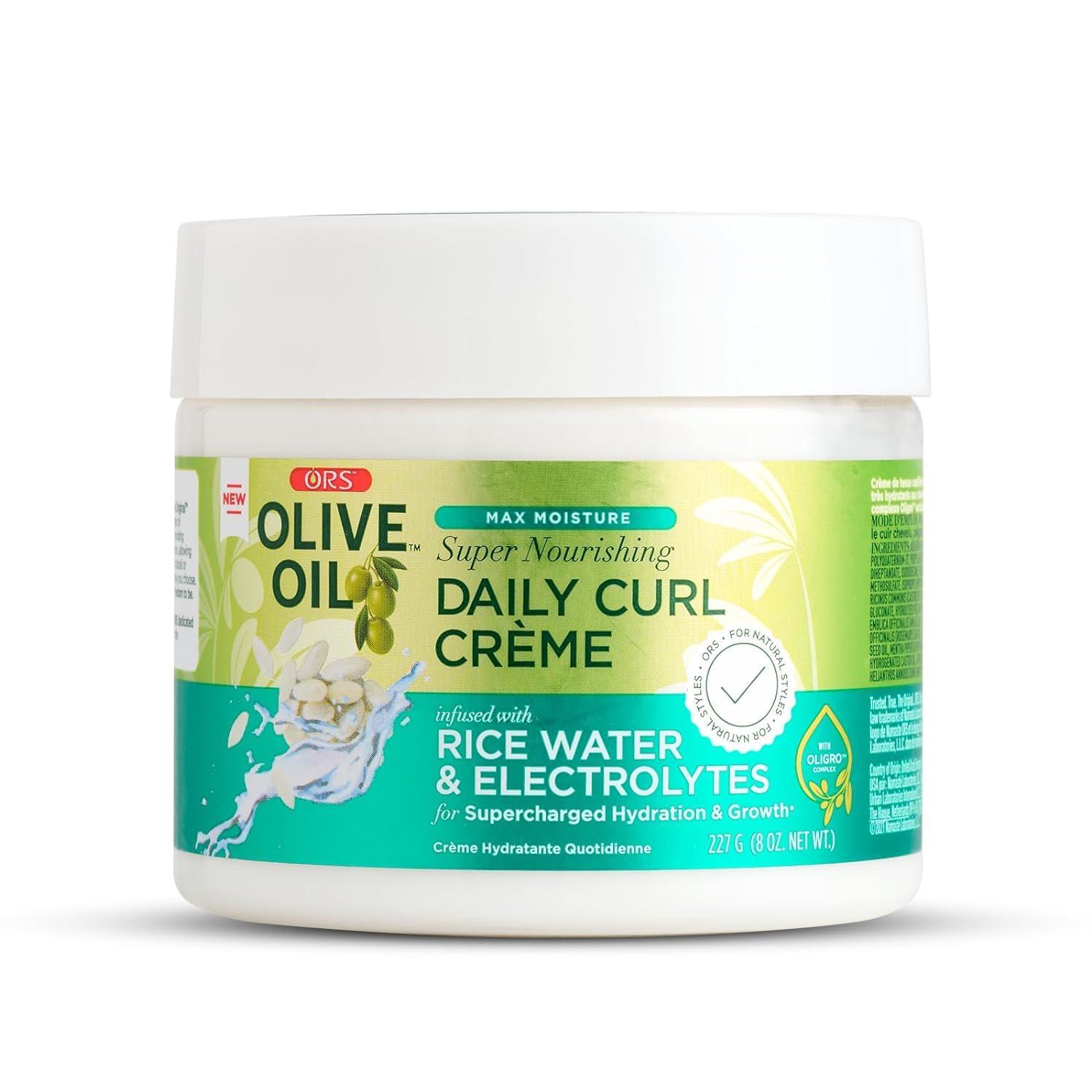 Olive Oil Max Moisture Super Nourishing Daily Curl Crème infused with Rice Water & Electrolytes -  BigGreenBear.com Beauty Products 12.35 USD Big Green Bear