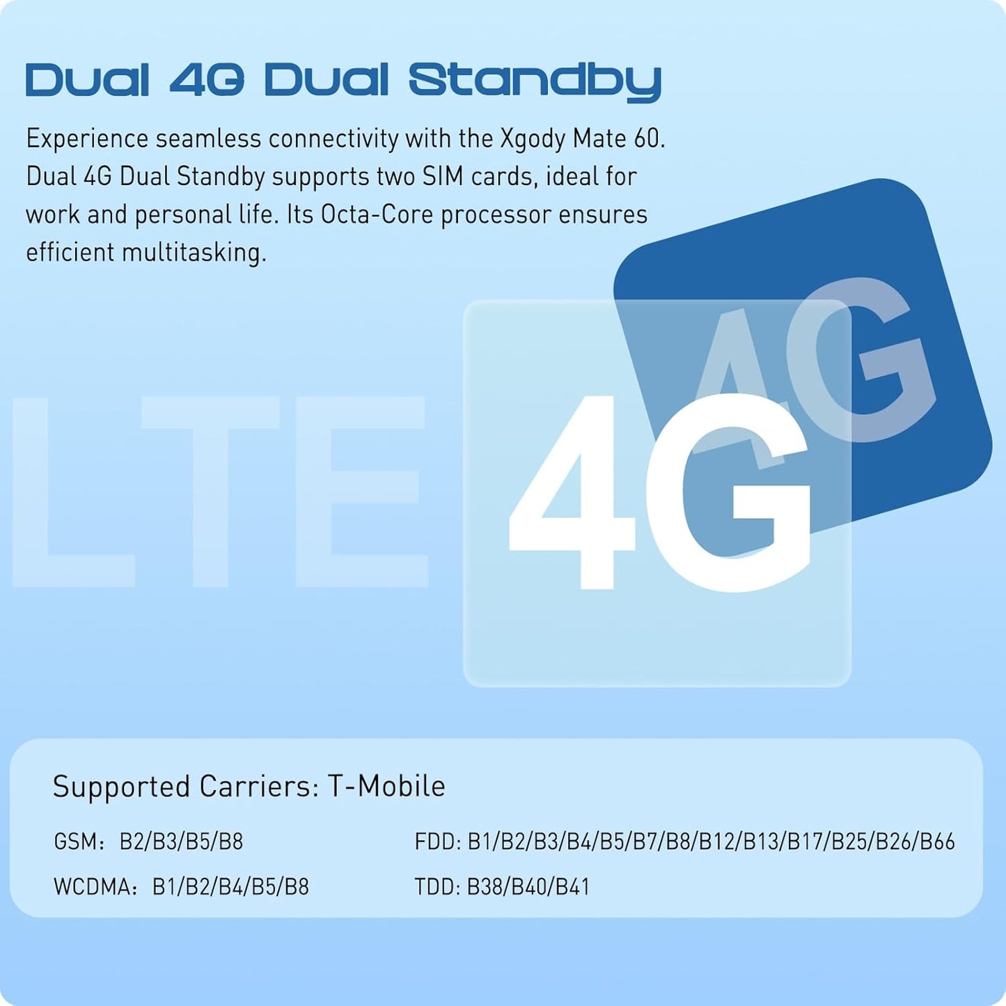Xgody Unlock Phone Mate 60,6.79 Inch HD+ Screen Smartphone,4G Dual SIM Cheap Mobile Phones 4GB+ 128GB -  BigGreenBear.com cell phone 95.00 USD Big Green Bear