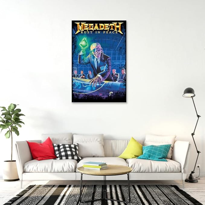 Megadeth - Music Poster (Album Cover: Rust In Peace) (Size: 24" x 36")