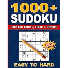 1000+ Sudoku Puzzles for Adults: Paperback