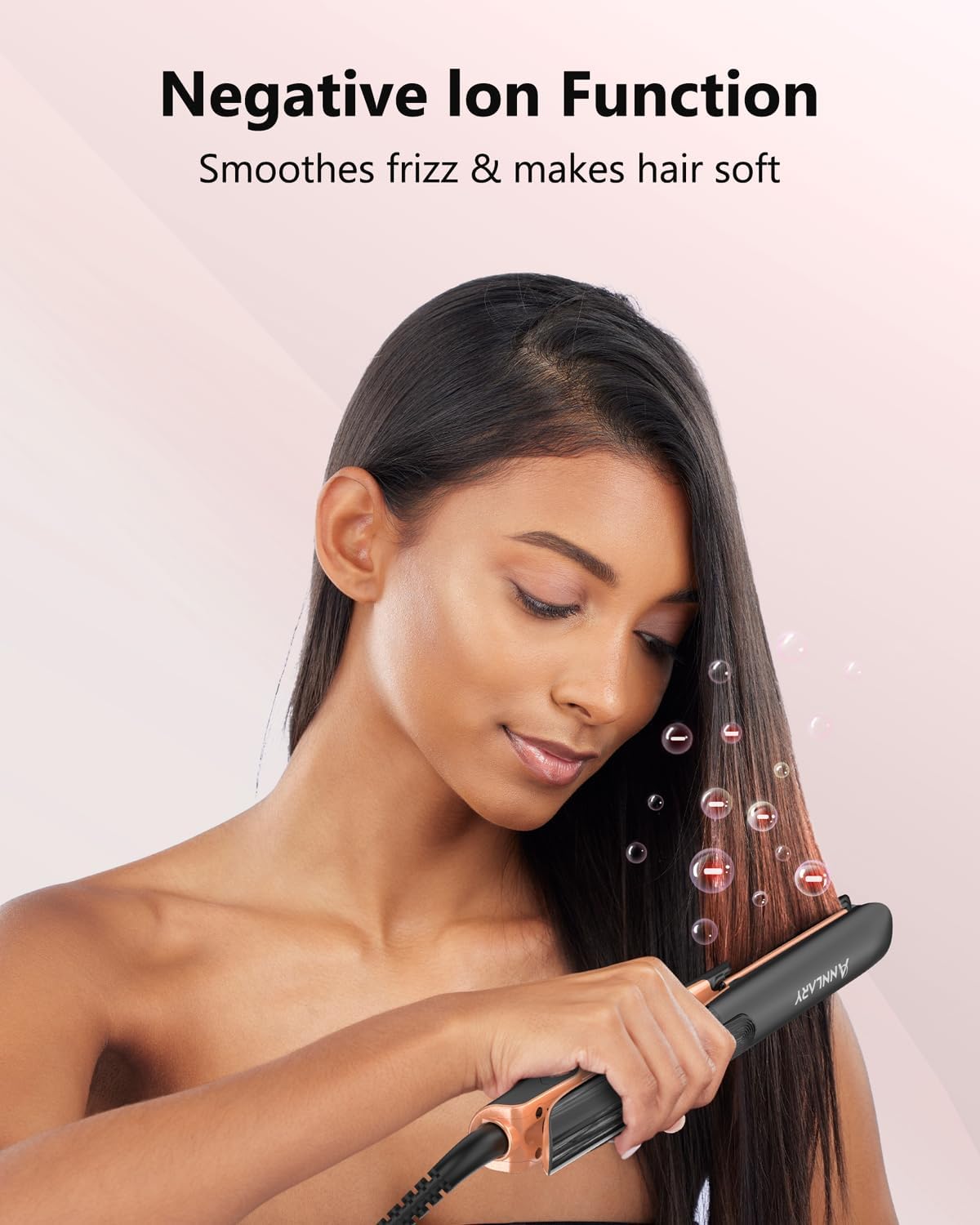 Hair Straightener 1 Inch Flat Iron and Curler -  BigGreenBear.com Beauty Products 24.99 USD Big Green Bear