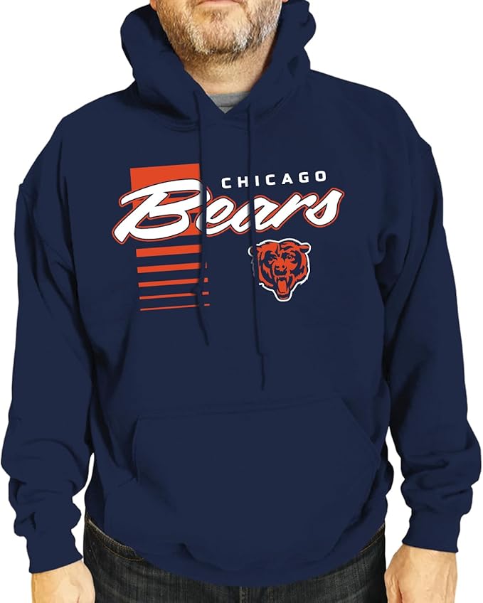 Chicago Bears Ultra Soft Fleece Hooded Sweatshirt, Officially Licensed Football -  BigGreenBear.com clothing 0.00 USD Big Green Bear