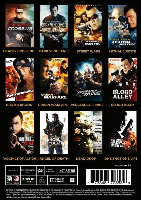 Steven Seagal 12 Movie Collection [DVD] -  BigGreenBear.com Movie 29.99 USD Big Green Bear