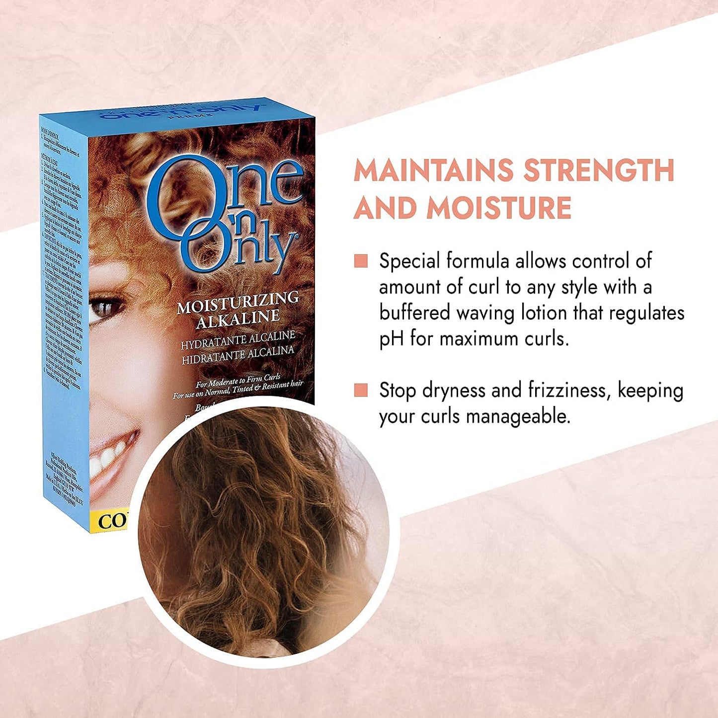 One 'N Only Alkaline Hair Perm - At Home Perm Kit with Argan Oil -  BigGreenBear.com Beauty Products 13.99 USD Big Green Bear