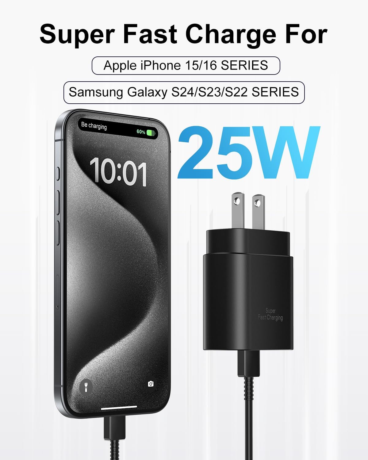 Type C Charger Fast Charging for iPhone 16 15, 2Pack with 6Ft USB C Cable -  BigGreenBear.com cell phone 14.35 USD Big Green Bear