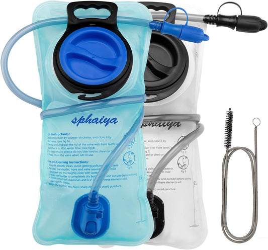 2-Pack 2L & 3L Hydration Bladder with Cleaning Brush Kit Biggreenbear.com Big Green Bear