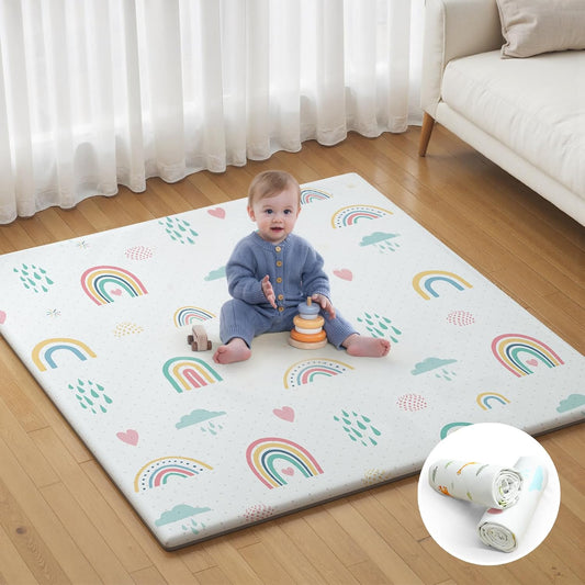 NEW! Adorable Playpen Mat, Thicken Soft Baby Crawling Mat for Toddlers Infants