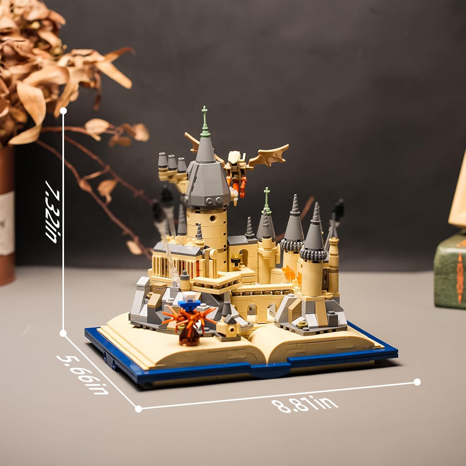 Castle Book Building Set Compatible w/Lego Medieval Modular House 727 pcs -  BigGreenBear.com Toys 29.99 USD Big Green Bear