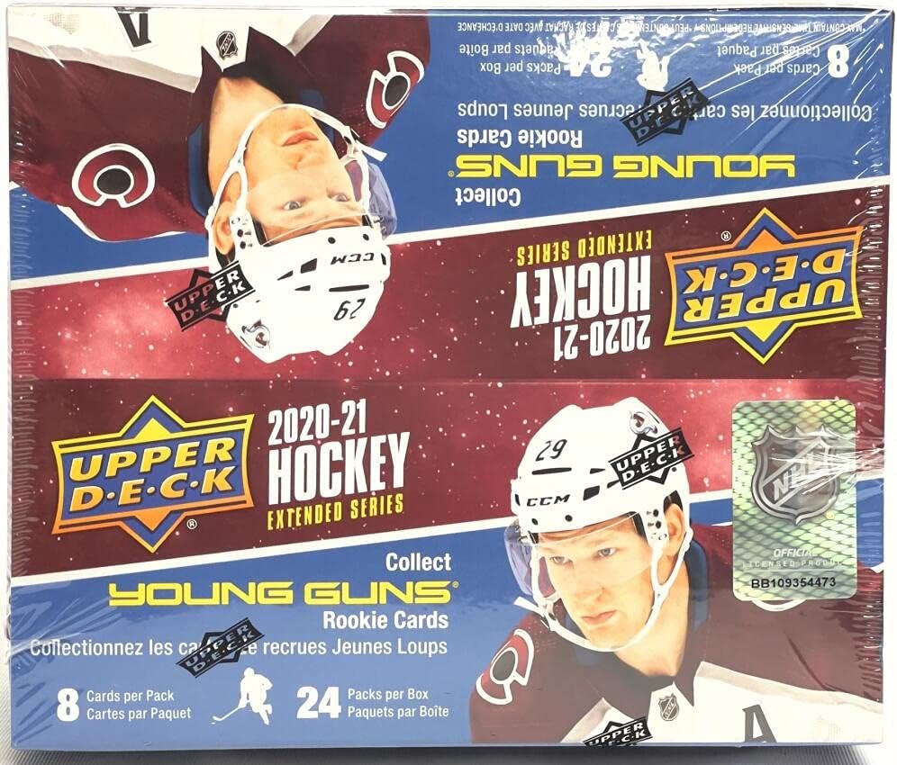 2020-21 Upper Deck Extended Series Hockey Retail Box sealed (24 packs) -  BigGreenBear.com hockey card 29.95 USD Big Green Bear