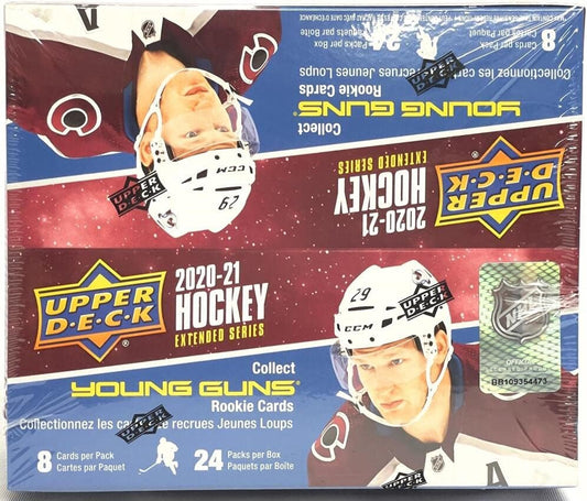 2020-21 Upper Deck Extended Series Hockey Retail Box sealed (24 packs) -  BigGreenBear.com hockey card 29.95 USD Big Green Bear
