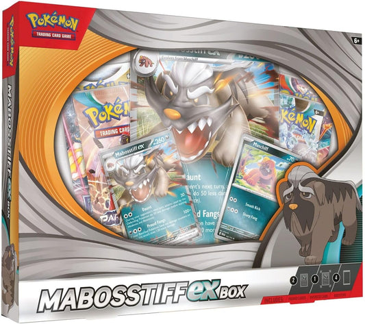 NEW! Pokemon TCG: MABOSSTIFF EX Box - 4 Packs, Promos