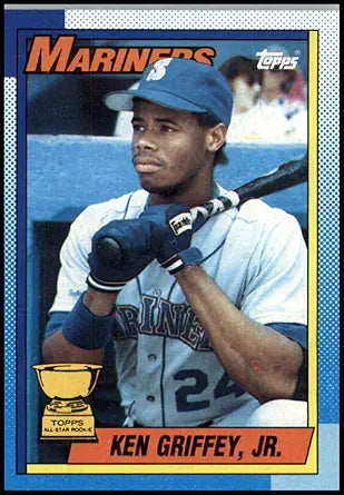 Ken Griffey Jr. 1990 Topps #336 Baseball All-Star Rookie Cup Card