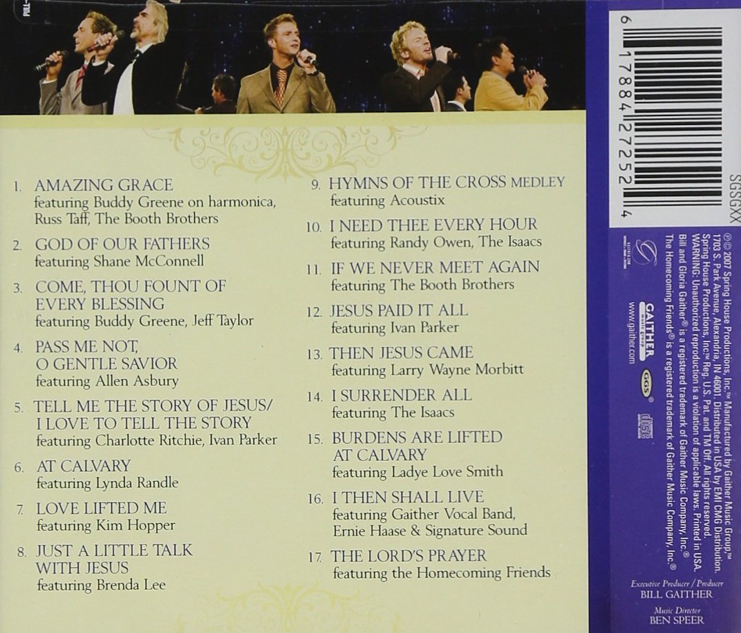 Bill and Gloria Gaither Present Amazing Grace Gaither Gospel Series CD 2007 -  BigGreenBear.com CDs 12.99 USD Big Green Bear