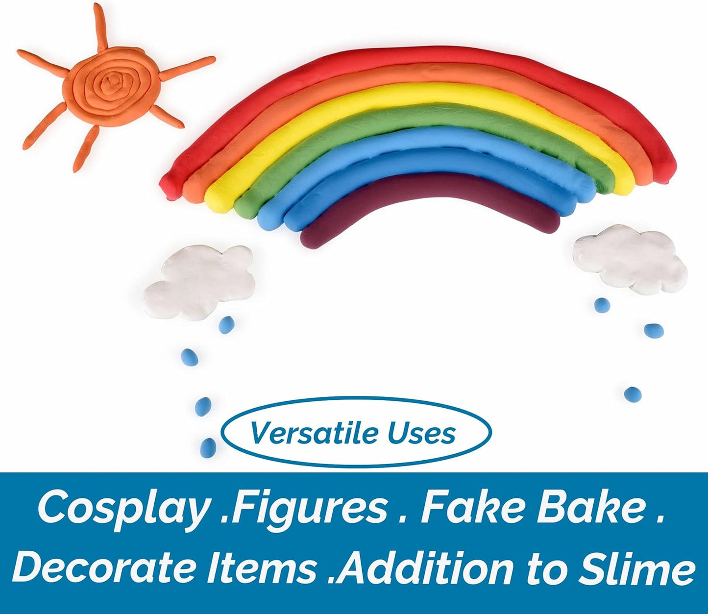 Blue Modeling Foam Clay Lite - 500 Grams- 1.1 Lbs.