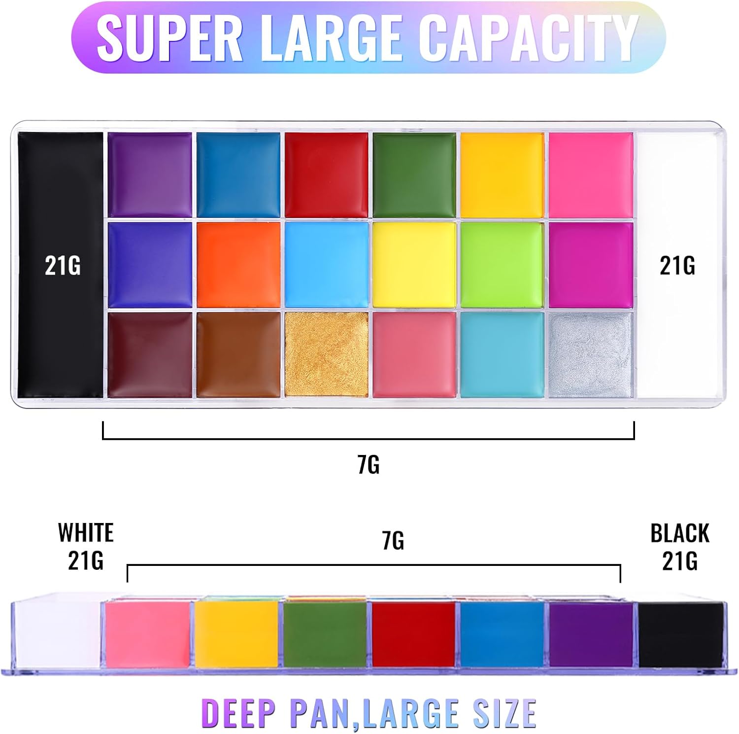 Athena Face Body Paint Oil Palette