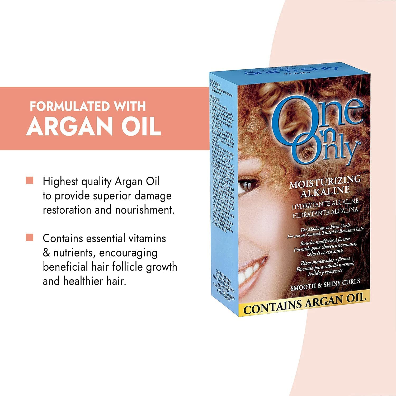 One 'N Only Alkaline Hair Perm - At Home Perm Kit with Argan Oil -  BigGreenBear.com Beauty Products 13.99 USD Big Green Bear
