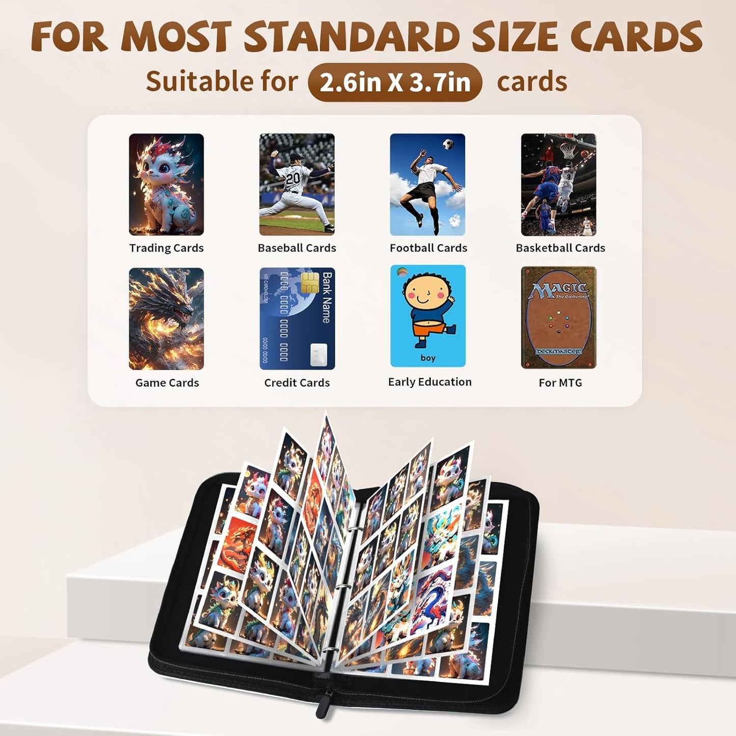 Card Binder for Pokemon Cards 9-pocket 900 Pockets -  BigGreenBear.com Pokemon card 44.35 USD Big Green Bear