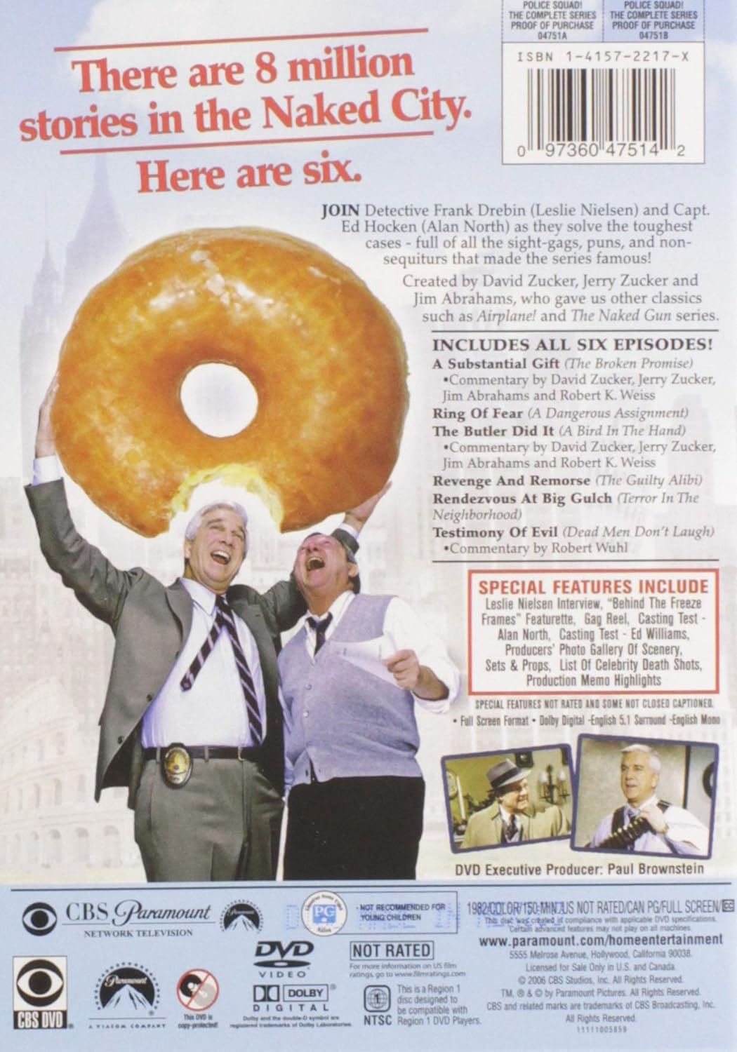 Police Squad! The Complete Series (DVD, 1982) -  BigGreenBear.com DVD 4.33 USD Big Green Bear