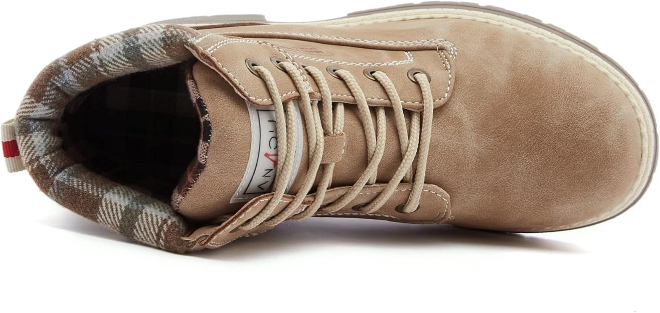 Work Hiking Boots for Women Waterproof - Outdoor Ankle Boots -  BigGreenBear.com clothing 59.99 USD Big Green Bear