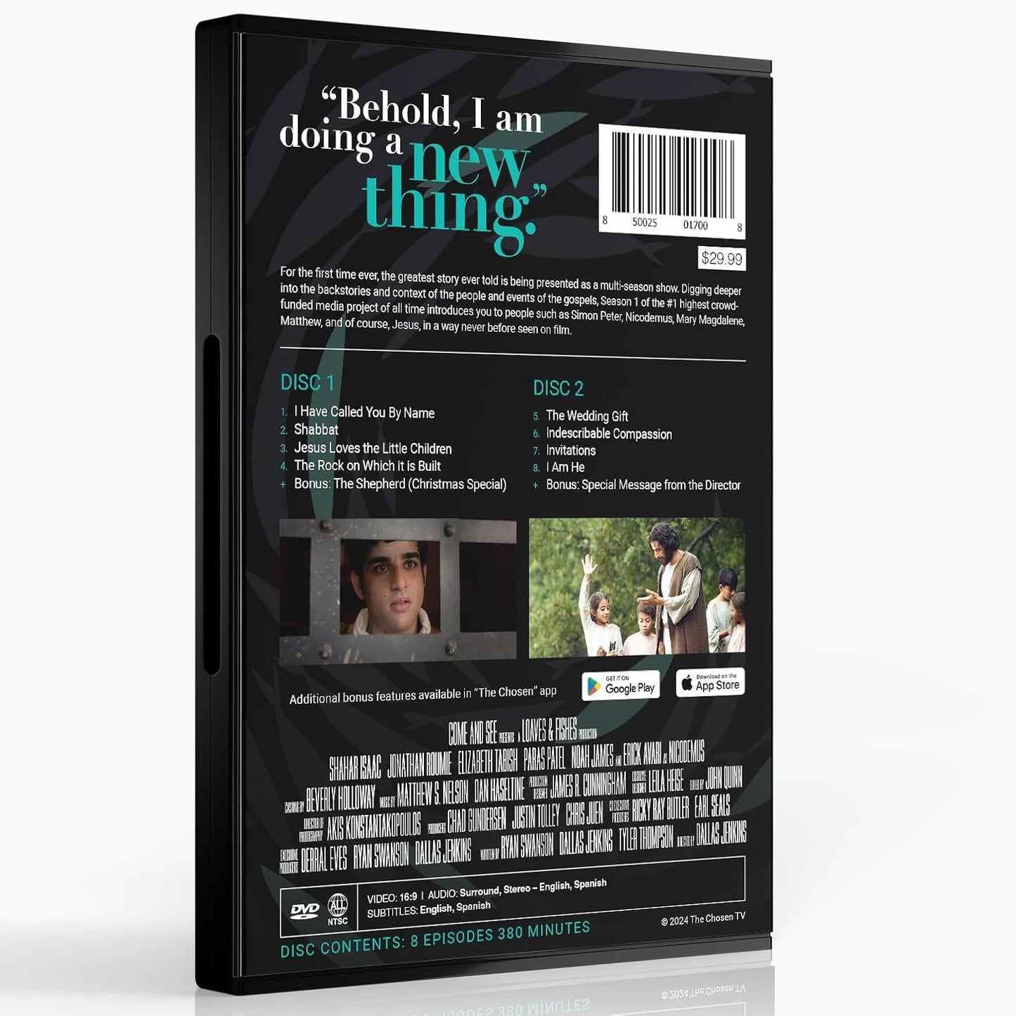 The Chosen: Season 1 - DVD -  BigGreenBear.com DVD 11.34 USD Big Green Bear