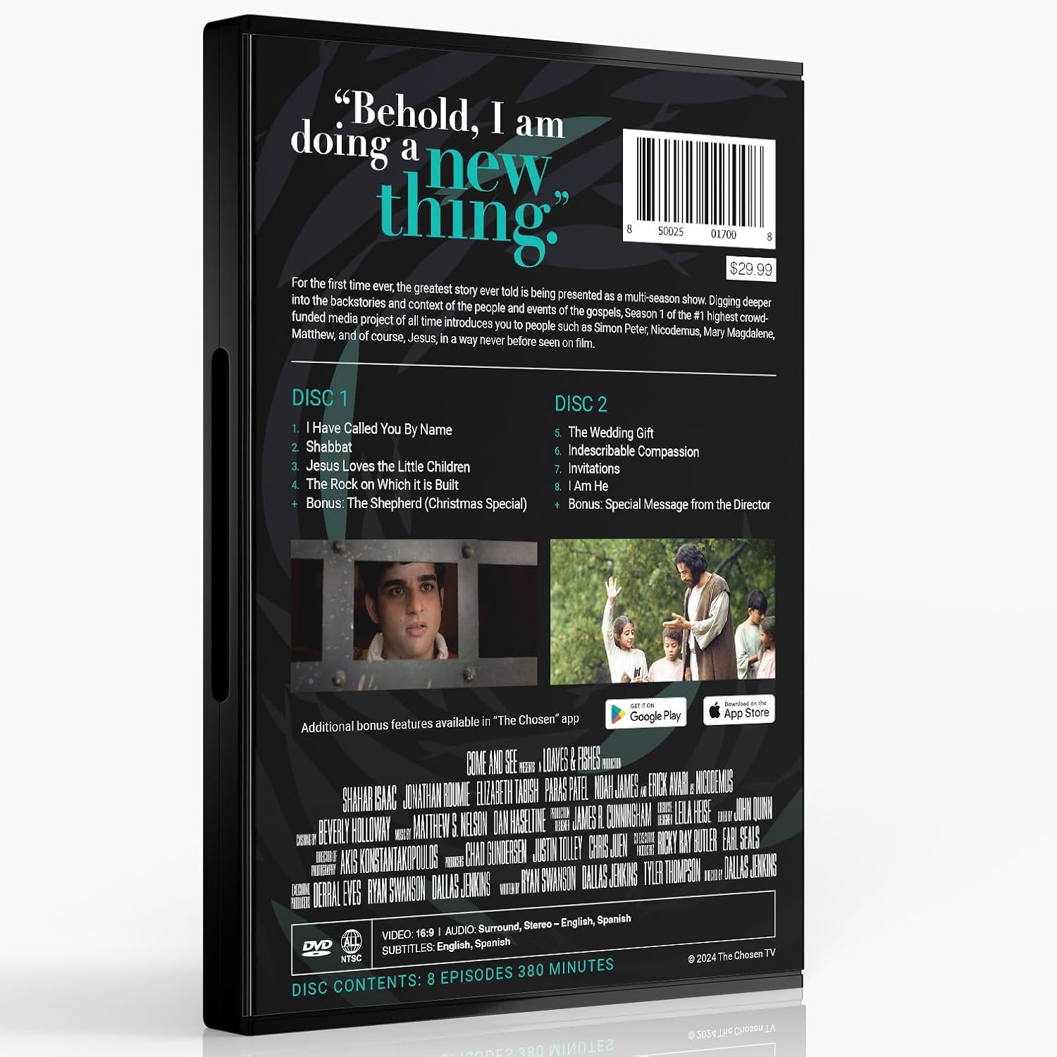 The Chosen: Season 1 - DVD -  BigGreenBear.com DVD 11.34 USD Big Green Bear