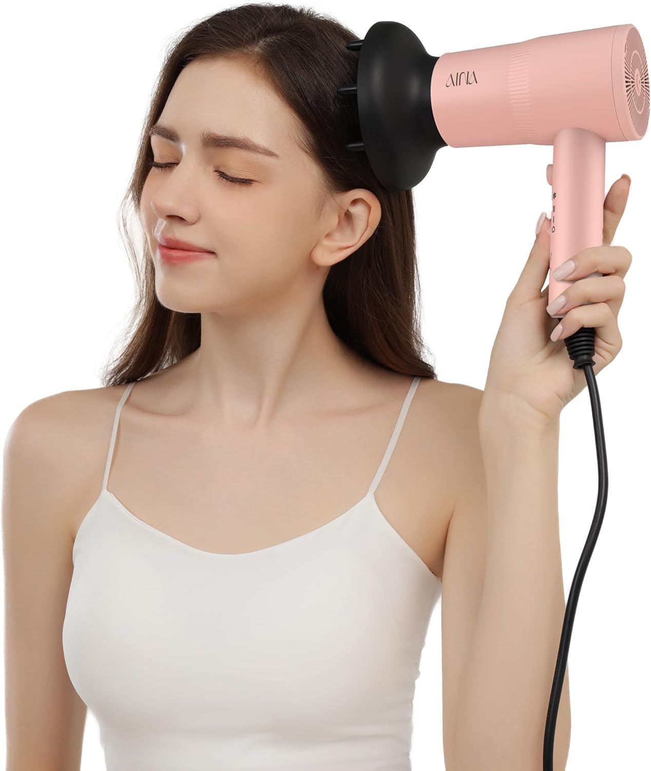 Hair Dryer with Diffuser, Blow Dryer for Women | Advanced Ionic Technology -  BigGreenBear.com Beauty Products 24.55 USD Big Green Bear