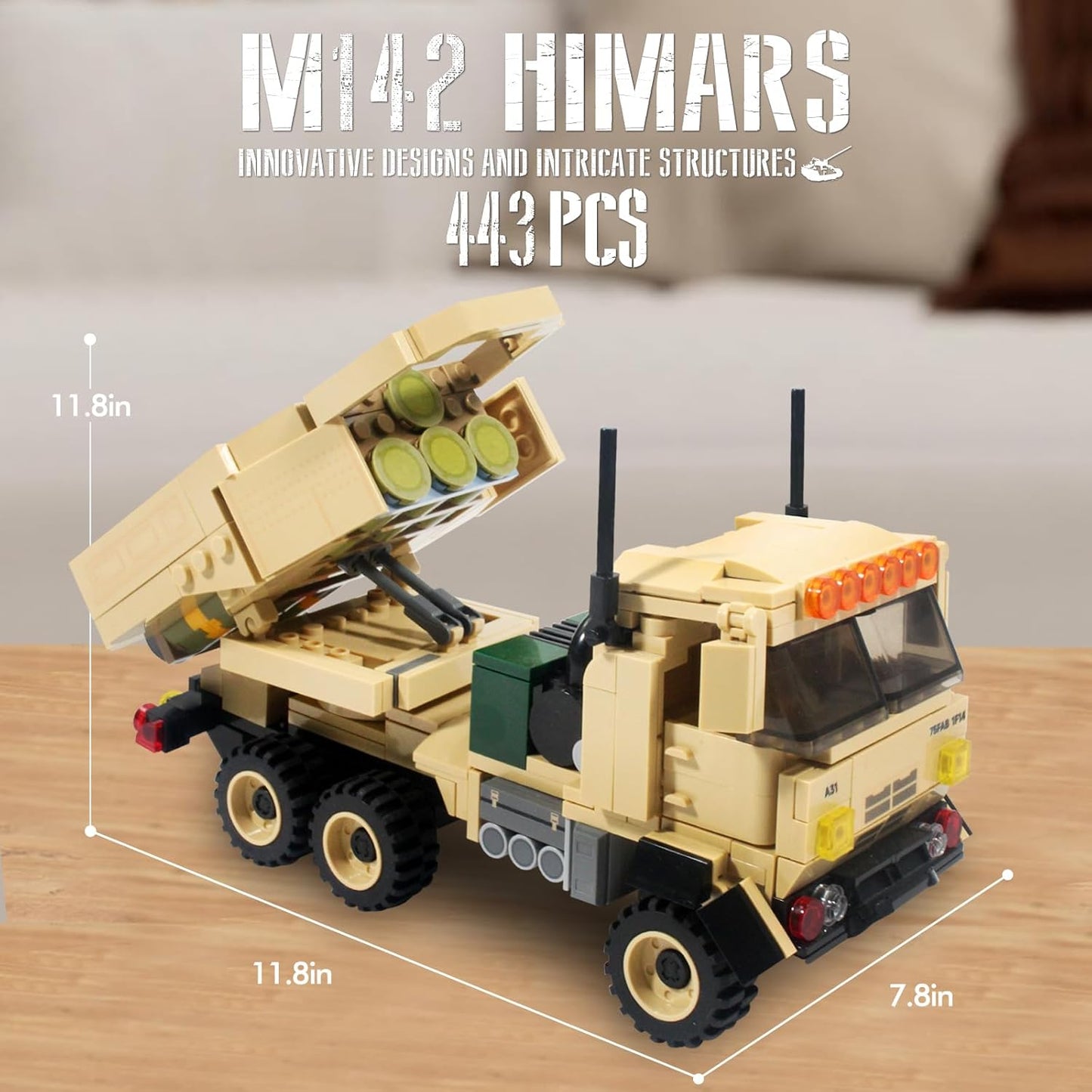 Armored Vehicles Kit, Wars Army Battle Car Construction Block (443PCS) -  BigGreenBear.com Building Toys 16.99