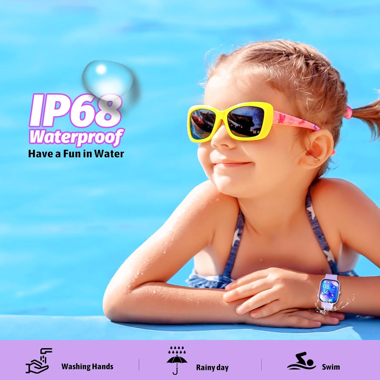Smart Kids Watch with Fitness Tracker No Phone/APP Needed