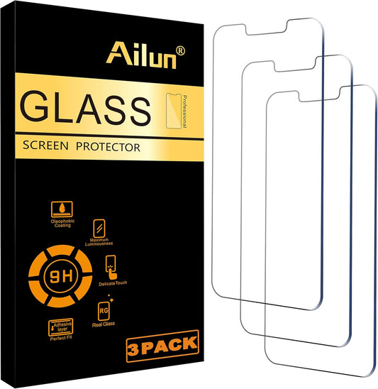 3 Pack Screen Protector for iPhone 16e / iPhone 14 / iPhone 13 / iPhone 13 Pro [6.1 Inch] -  BigGreenBear.com