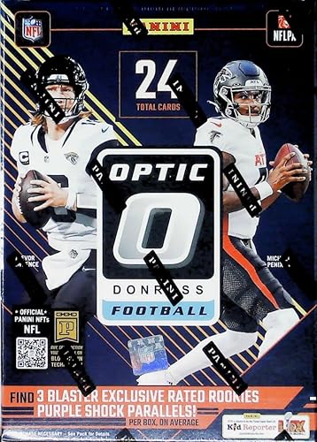 2024 Panini Donruss Optic Football Factory Sealed Blaster Box Purple Shock! -  BigGreenBear.com foot 74.00 USD Big Green Bear