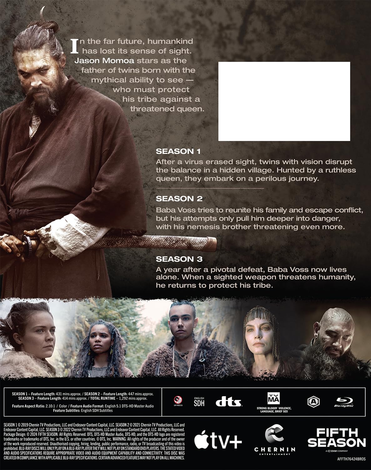 SEE: The Complete Series (Blu-ray, 2025) -  BigGreenBear.com tv shows 56.99 USD Big Green Bear