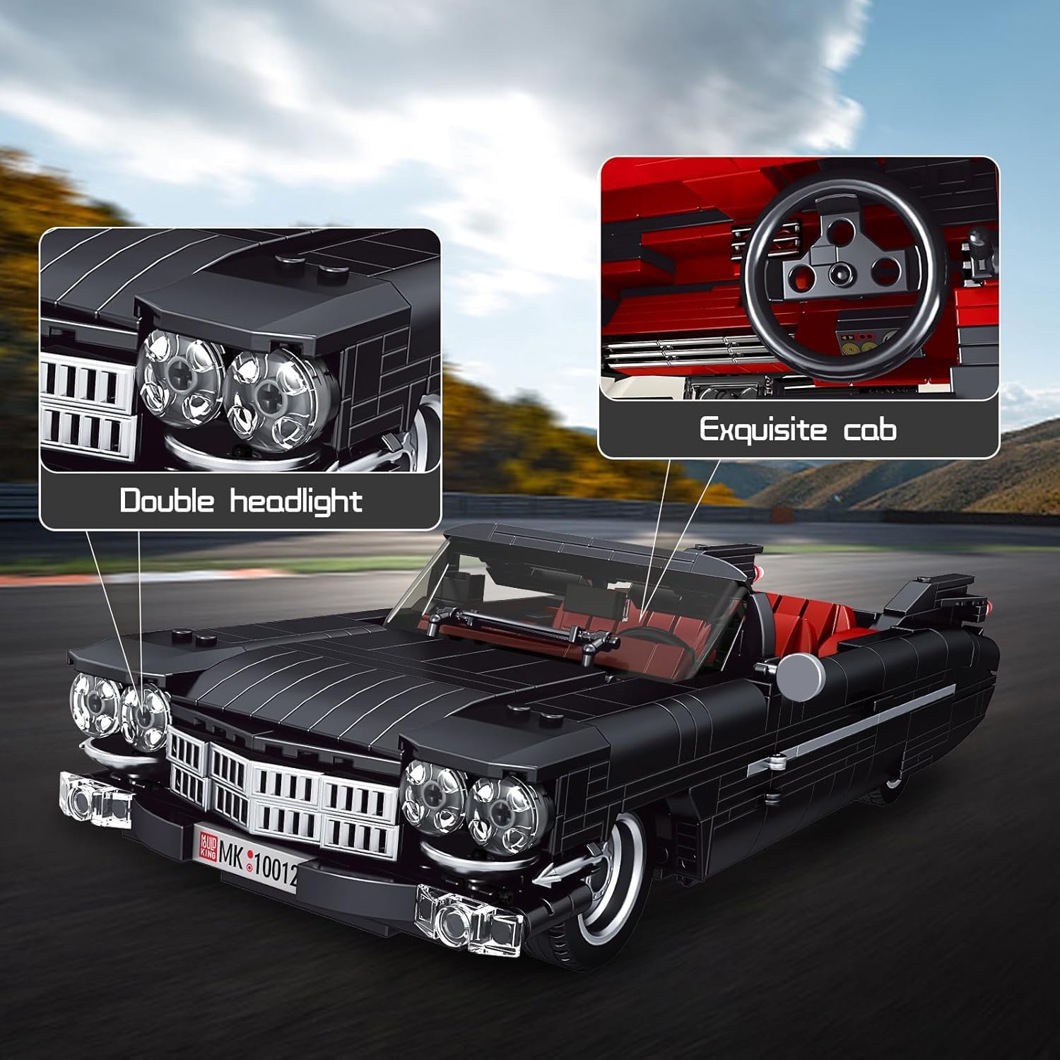 1245 Pieces Sports Car Building Block Kits, MOC Supercar Racing Car Model -  BigGreenBear.com Building Toys 69.95