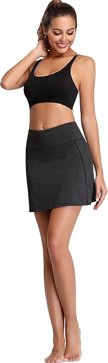 Women's Active Athletic Skirt Sports Golf Tennis Running Pockets Skort -  BigGreenBear.com clothing 16.99 USD Big Green Bear