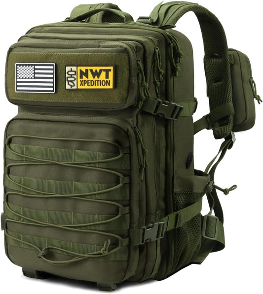 Military Tactical Backpack: Sturdy Molle Work Rucksack Biggreenbear.com Big Green Bear