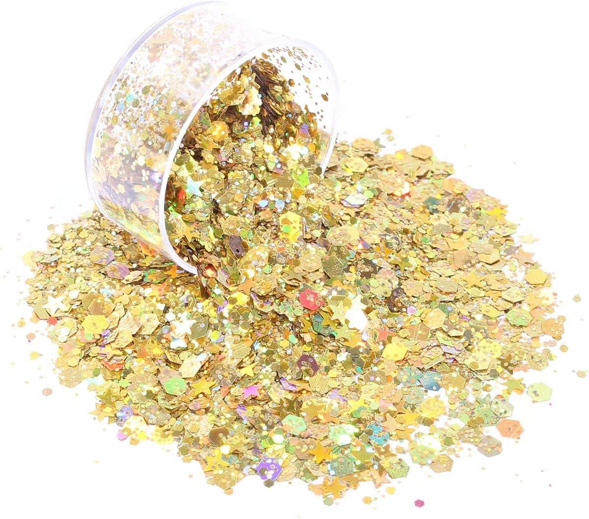Holographic Chunky Glitter, Set of 12