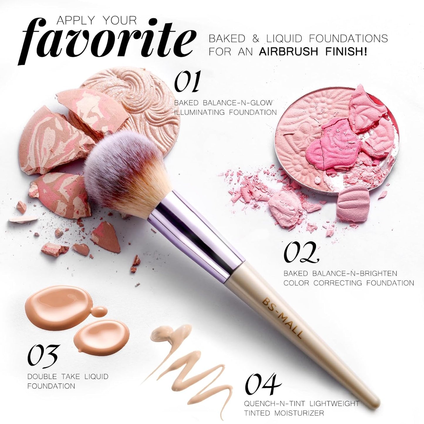 Makeup Brush Set 18 Pcs Premium Synthetic Foundation Powder Concealers Biggreenbearcom Big Green Bear