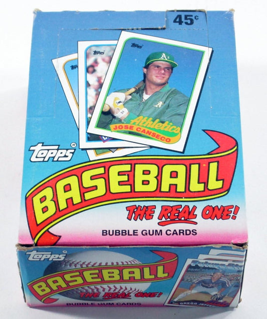 1989 Topps Baseball Cards Box (36 packs) -  BigGreenBear.com Baseball cards 49.99 USD Big Green Bear