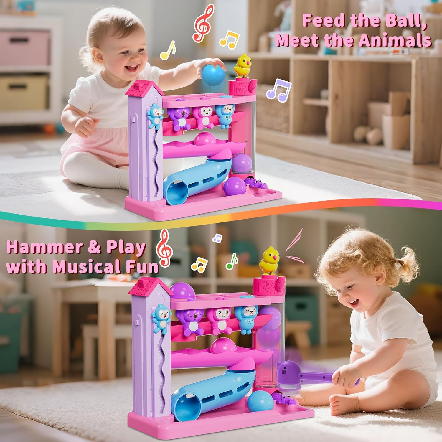 Musical Toddler Toys  Educational Baby Toys with Bilingual Toddler Learning -  BigGreenBear.com BABY TOYS 29.99 USD Big Green Bear