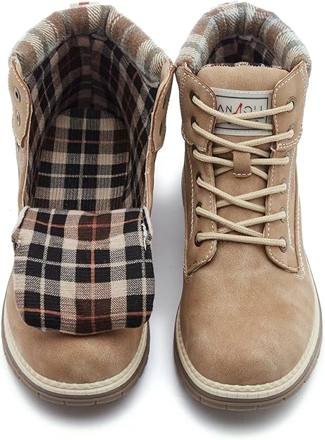 Work Hiking Boots for Women Waterproof - Outdoor Ankle Boots -  BigGreenBear.com clothing 59.99 USD Big Green Bear