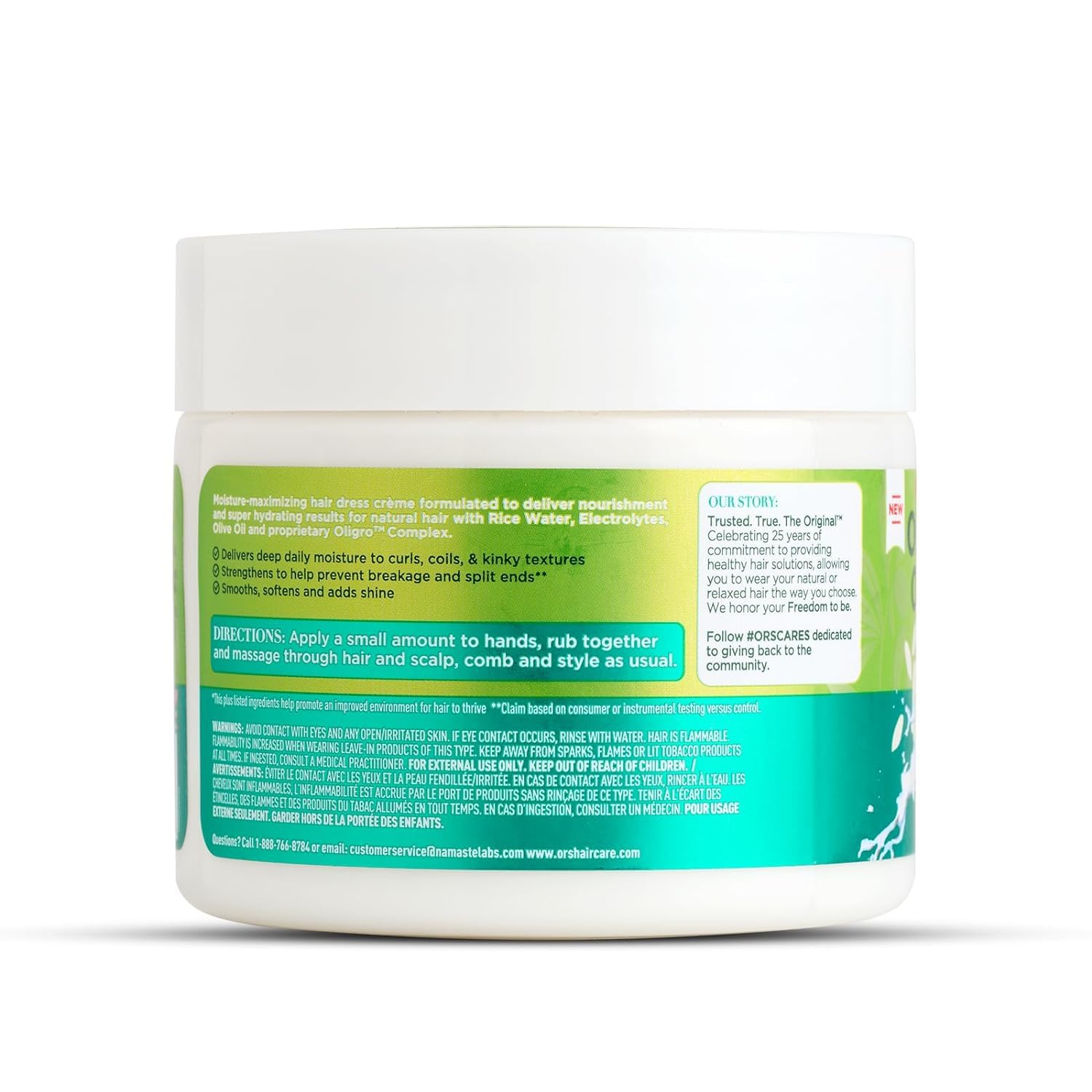 Olive Oil Max Moisture Super Nourishing Daily Curl Crème infused with Rice Water & Electrolytes -  BigGreenBear.com Beauty Products 12.35 USD Big Green Bear