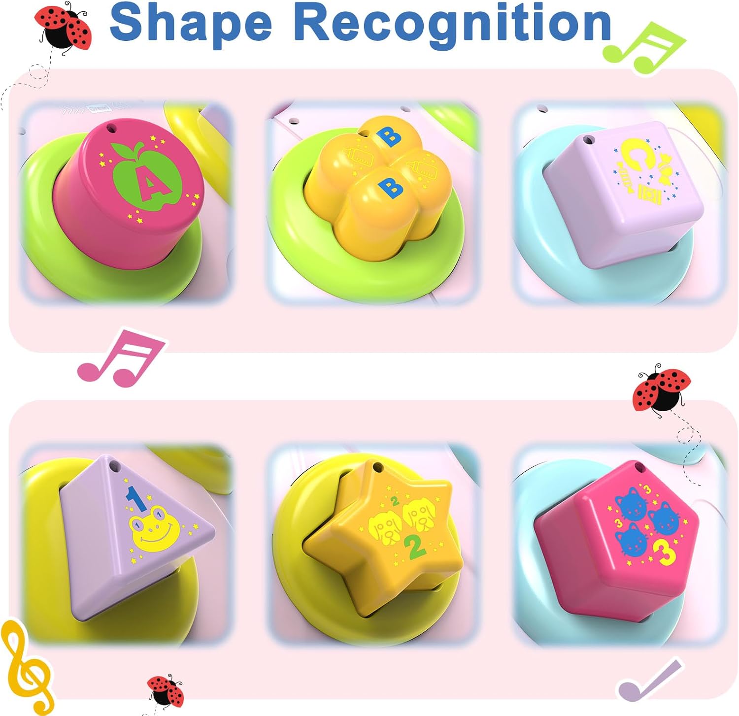 Baby Musical Ladybug Crawling Toys with Light-up Music -  BigGreenBear.com BABY TOYS 39.99 USD Big Green Bear