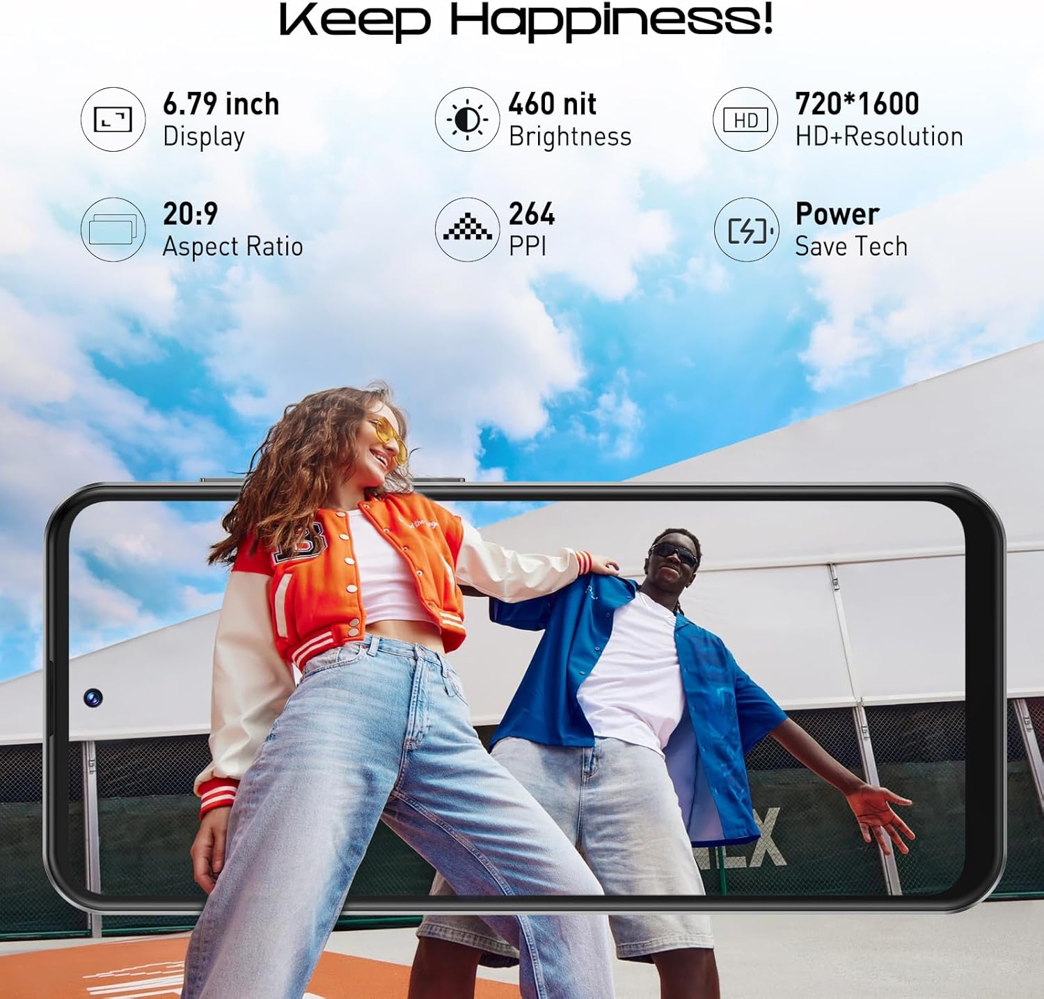 Xgody Unlock Phone Mate 60,6.79 Inch HD+ Screen Smartphone,4G Dual SIM Cheap Mobile Phones 4GB+ 128GB -  BigGreenBear.com cell phone 95.00 USD Big Green Bear