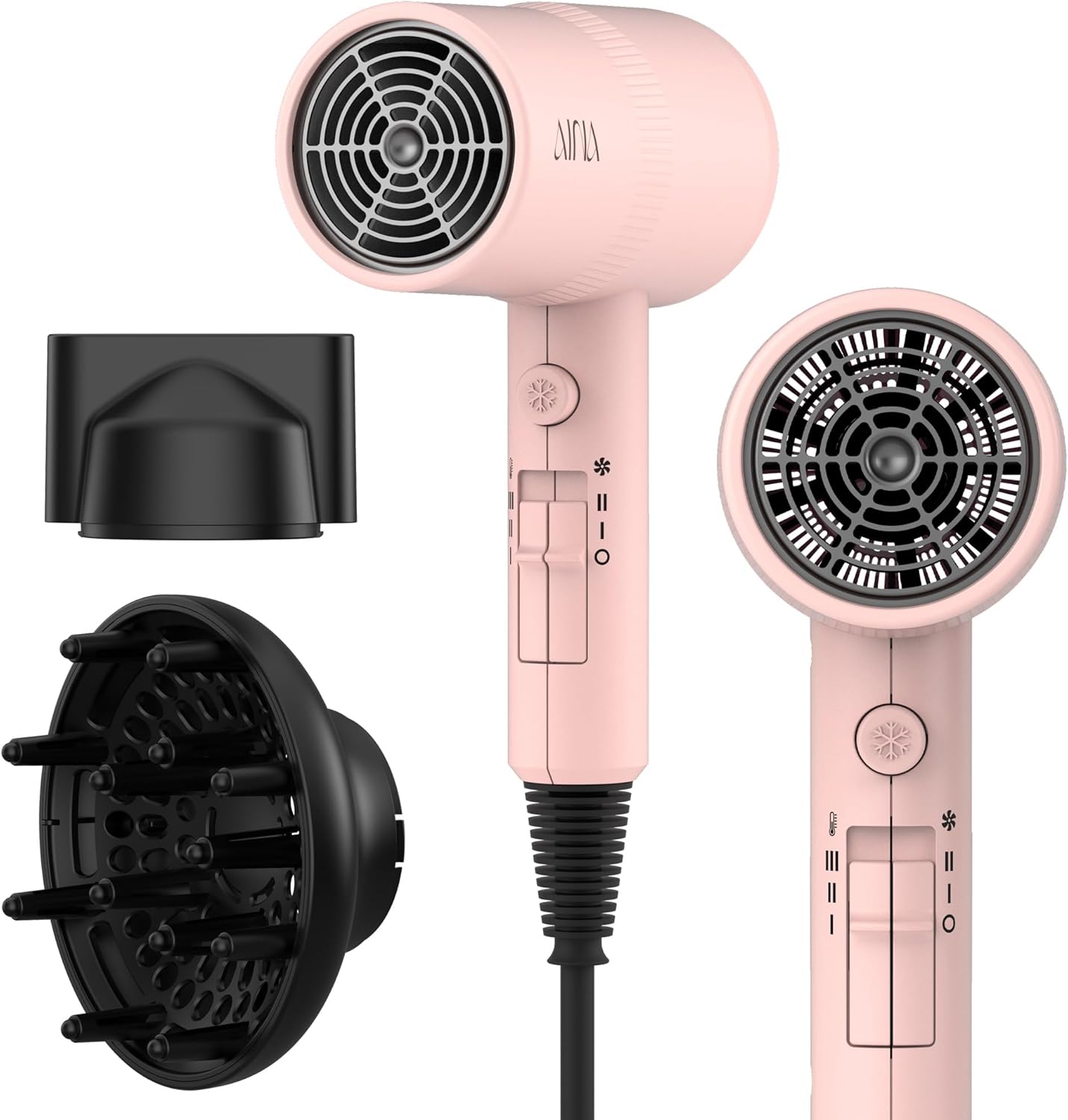 Hair Dryer with Diffuser, Blow Dryer for Women | Advanced Ionic Technology -  BigGreenBear.com Beauty Products 24.55 USD Big Green Bear