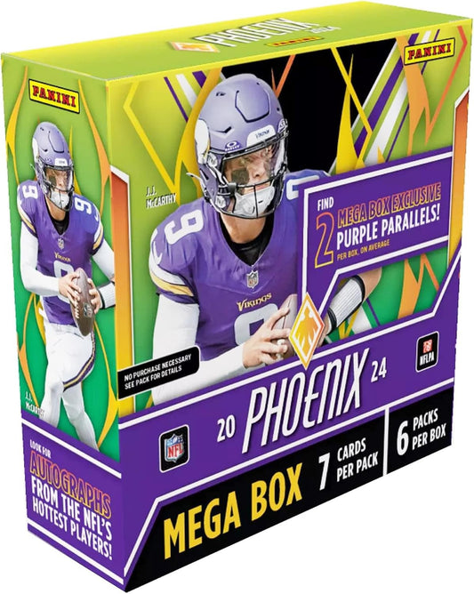 2024-25 Panini Phoenix NFL Football Mega Box – Retail Exclusive, 42 Cards -  BigGreenBear.com Football card 56.00 USD Big Green Bear