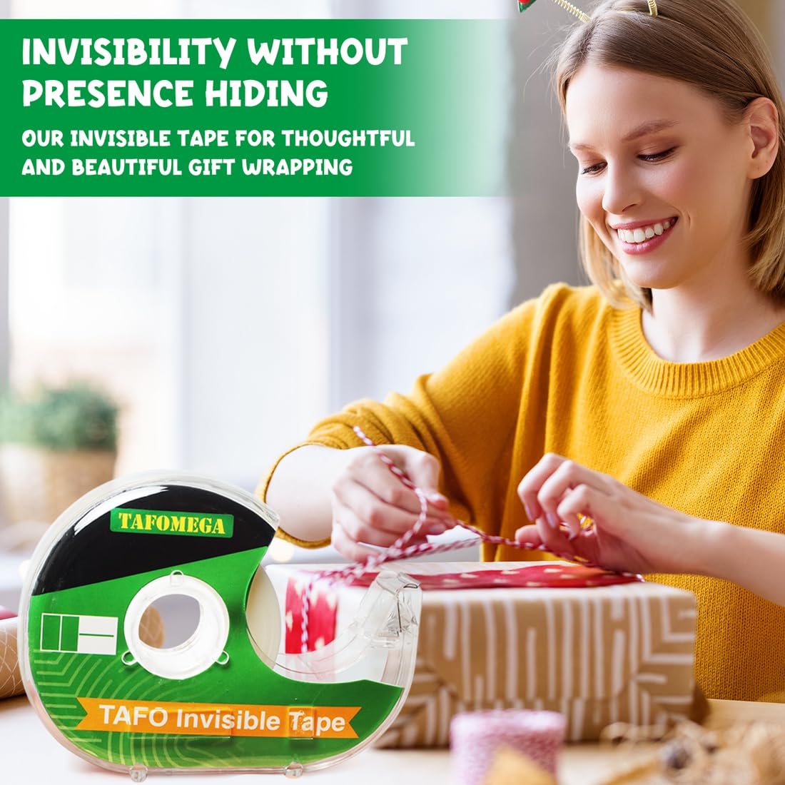 Invisible Clear Tape Bulk Rolls,12 Packs