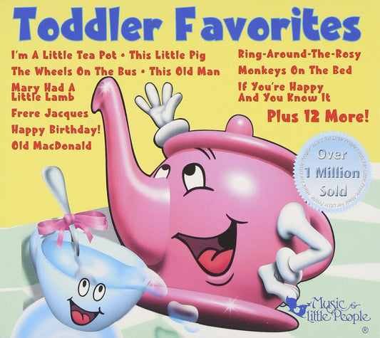Toddler Favorites by Music for Little People - Audio CD (1996) NEW -  BigGreenBear.com CDs 11.89 USD Big Green Bear