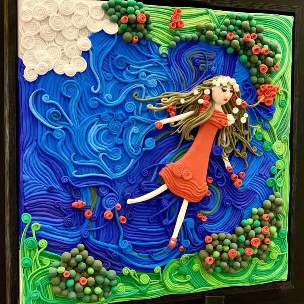 Blue Modeling Foam Clay Lite - 500 Grams- 1.1 Lbs.